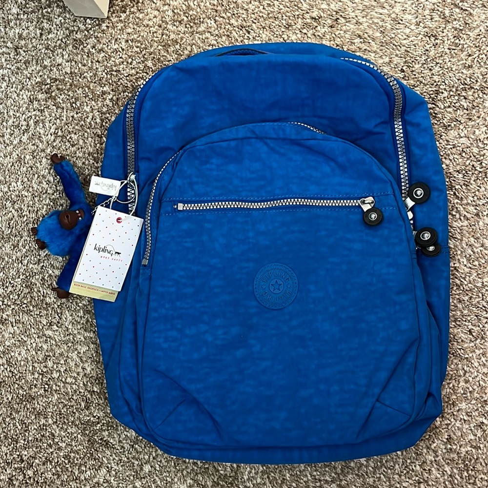 Blue Kipling Backpack (original price $114) New with Tags